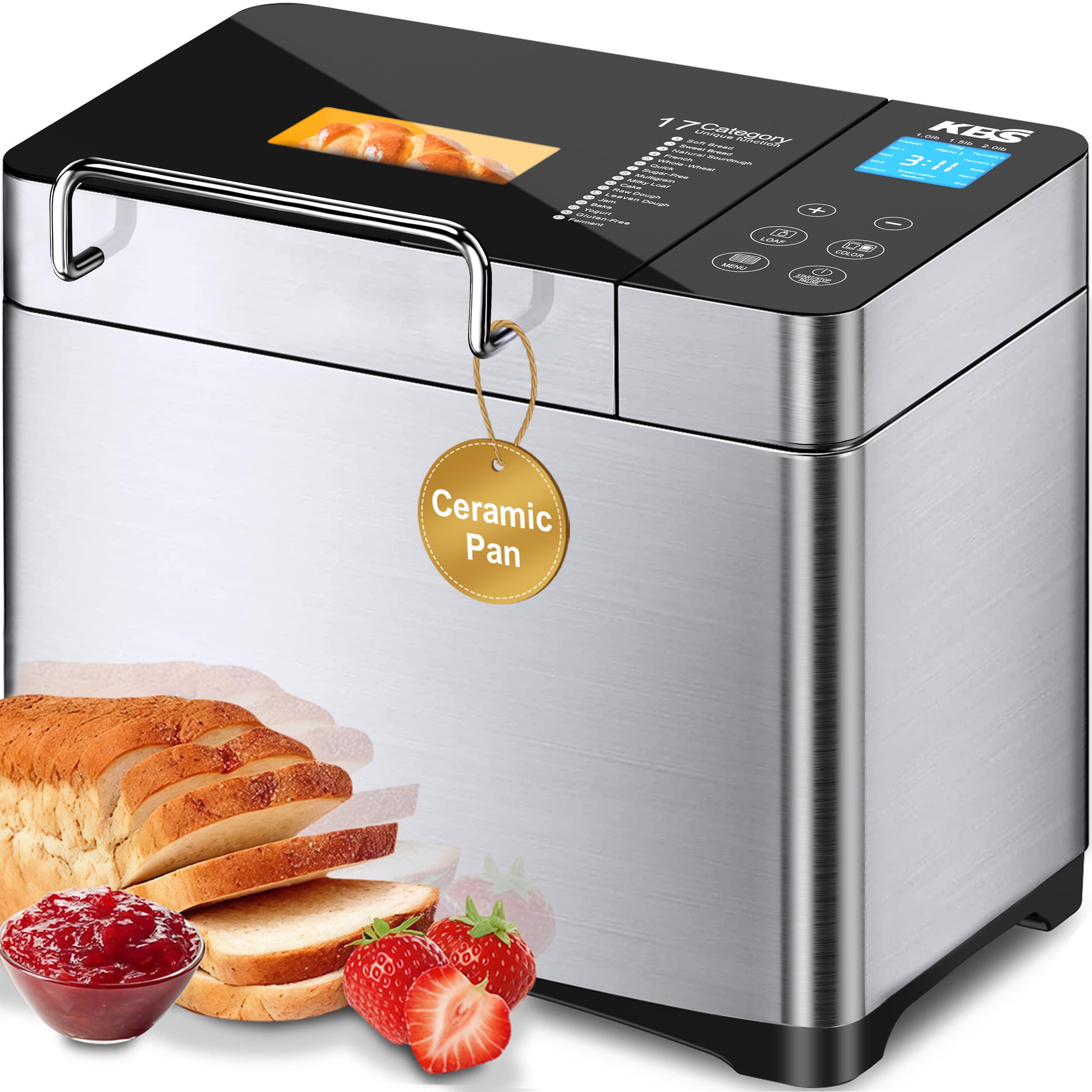 All-in-One Bread Maker 17 Programs 710W – KBS MBF-010