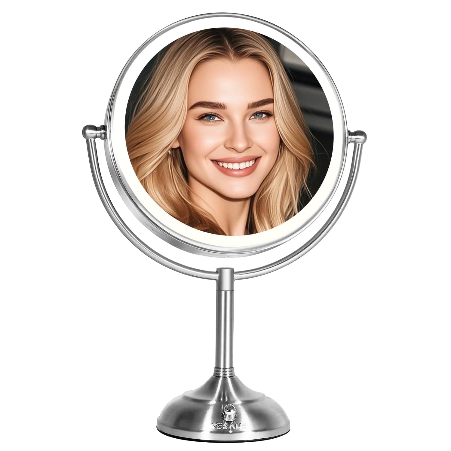 Lighted Makeup Mirror 1X/5X Magnification – VESAUR D914