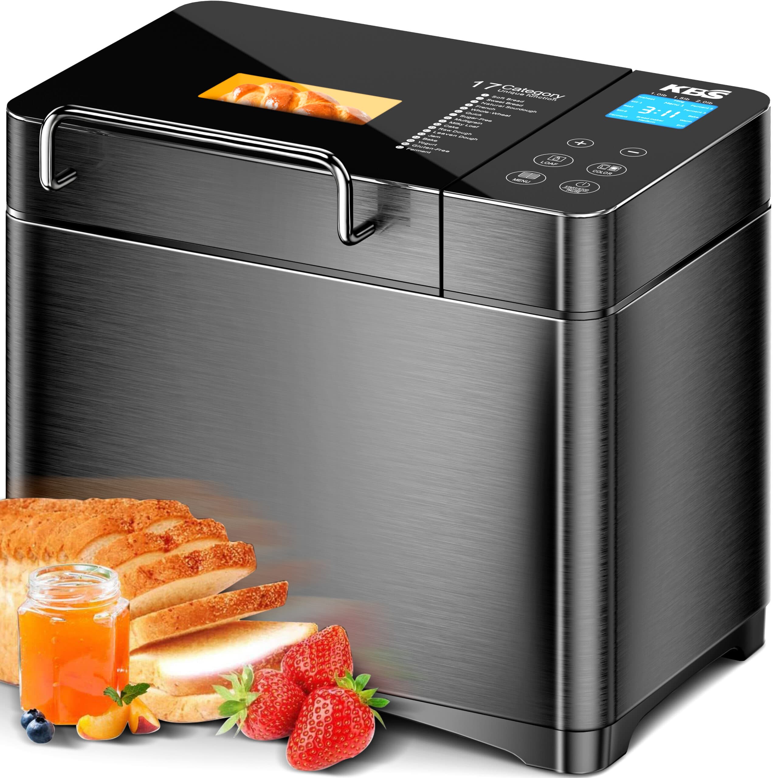All-in-One Bread Maker 17 Programs 710W – KBS MBF-011